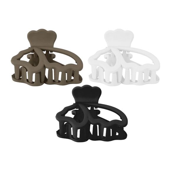 VOCOSTE Accessories - Elegant Butterfly Hair Clip Hairdo Clips Brown 3 Pcs